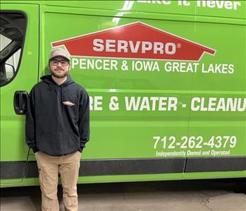 SERVPRO of Spencer & Iowa Great Lakes crew member.